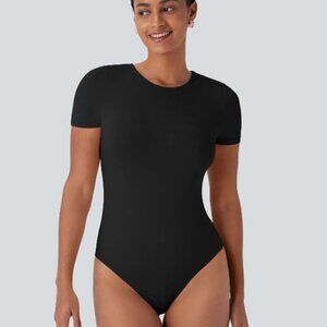 Womens Black Bodysuit Tshirt